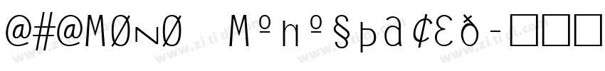 AHAMONO Monospaced字体转换